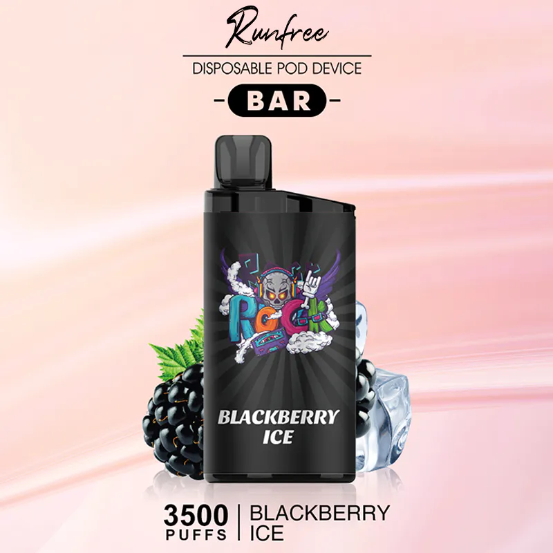 Runfree Bar 3500 Puffs Disposable Vape Blueberry Ice Ecigs