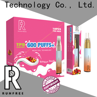 Runfree best e cigar manufacturer for e cig market
