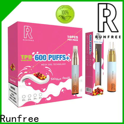 Runfree easy to use electronic cigarette manufacturer vendor for smoker