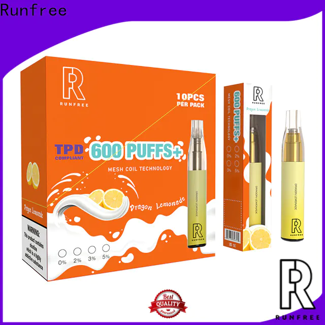 Runfree electronic cigarette distributors brand for smoker