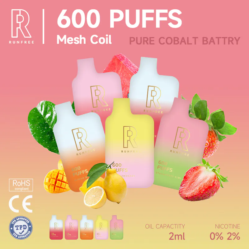 Popular 600 Puffs 2ml E-liquid Box Disposable Vape