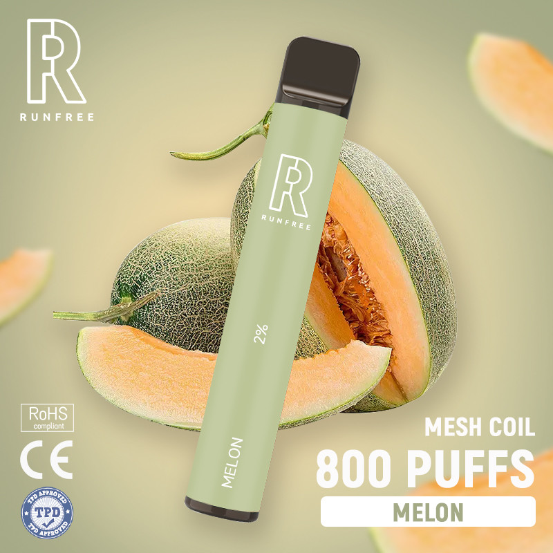 Runfree Rechargeable Disposable Oil E Cigar Mini E-cigarette Vape Pen 800 Puffs 3.2ml