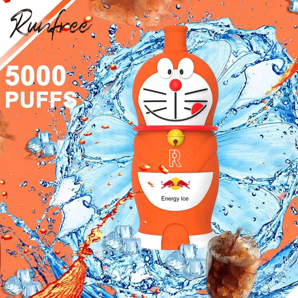 Runfree 5000 Puffs Disposable E Liquid Cup Vape Bar Hookah Empty Cigarette