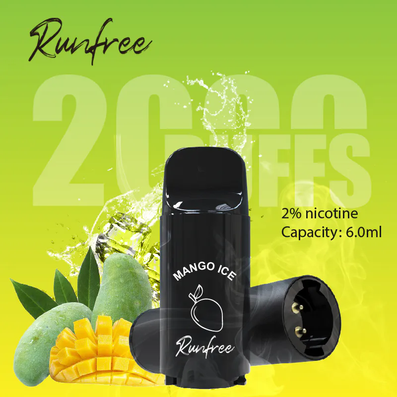 2% Nicotine Disposable Vape Pen 2500 Puffs Customizable Screen Printing 8ml E-liquid Wholesale Fruit Flavor