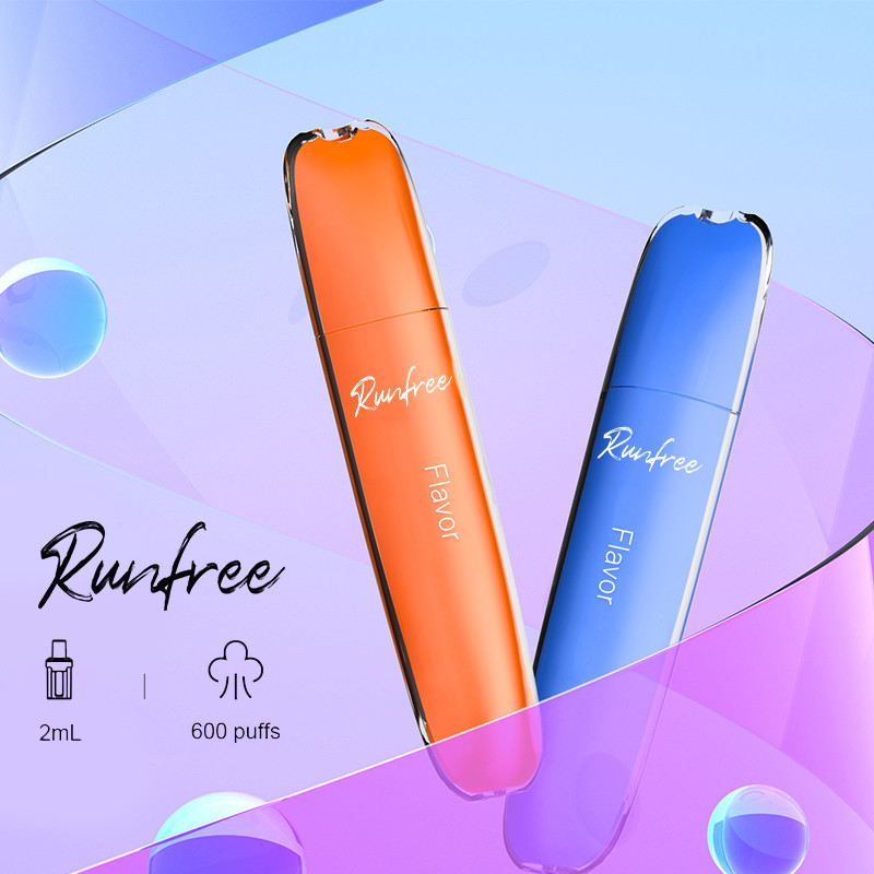 Wholesale Disposable 2ml Oil Vape Pen 600 Puffs 0%-5% Nicotine Two-color Mold Free Shipping Cheap Vape