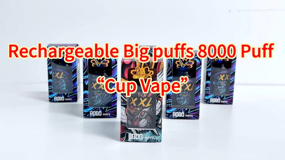 Rechargeable Big puffs 8000 Puff “Cup Vape”