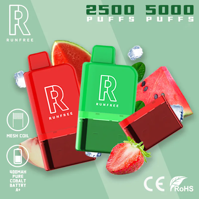New Hot Sales of 2500&5000 Puffs Rechargeable Disposable Pod